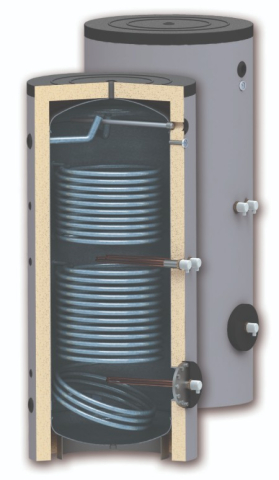 Boilere si accesorii - Boiler 1500 litri cu 2 serpentine SUNSYSTEM