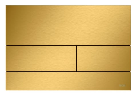 Clapeta actionare rezervor WC - Clapeta Auriu periat TECEsquare din oel inoxidabil