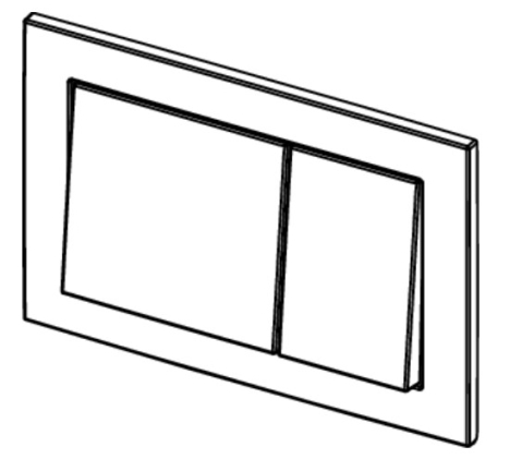 Clapeta TECE Base, negru mat [2]