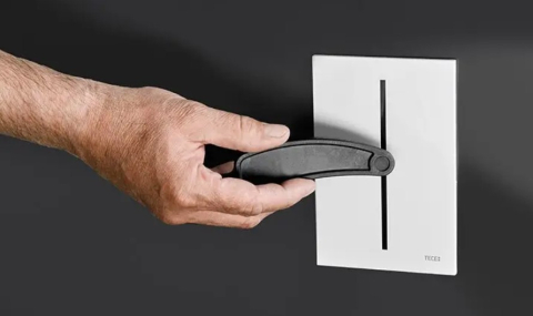 Clapeta Urinal TECE Filo cu senzor, cromat mat [1]