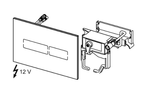 Clapeta TECElux Alb lucios [2]