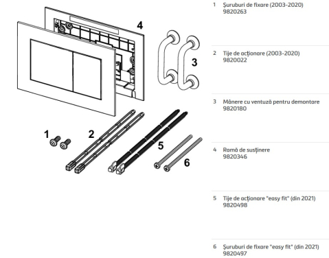 Clapeta TECEnow Cromat lucios [4]