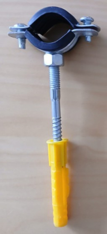 Colier metalic 1/2 cu garnitura si diblu [5]
