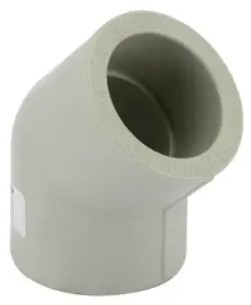 PPR Gri - Cot Ø20 / 45° PPR