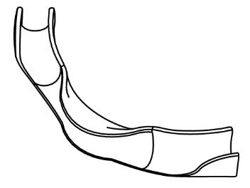 Curba conducatoare TECEfloor SLQ din plastic pt teava Ø 14-17 mm [1]
