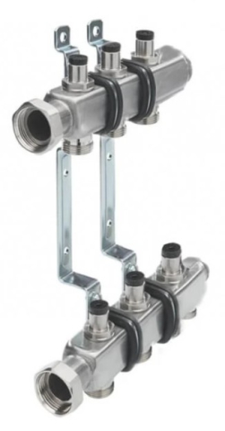 Distribuitoare pt Radiator - Distribuitor INOX 3 Cai 1" x eurocon 3/4