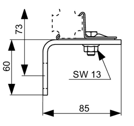 Element dublu asamblare si fixare TECEprofil-9030002 [1]