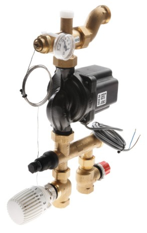 Grup amestec si pompare - Grup amestec cu cap termostat TECEfloor SLQ 77450000