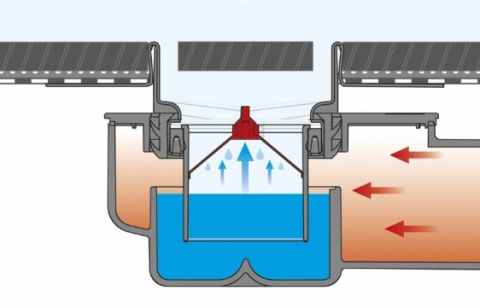 Membrana TECEdrainline antimiros pt  sifon extra-plat, 660015 [1]
