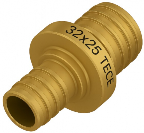 Niplu Alama - Niplu redus TECEflex 32x25 din alama standard