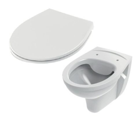 Pachet Rezervor + clapeta alba + vas WC + capac soft-close [3]