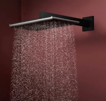PAlArie de duS, 21x34 cm, 2 jeturi, negru mat Hansgrohe Raindance Alive Q - 24550670 [2]
