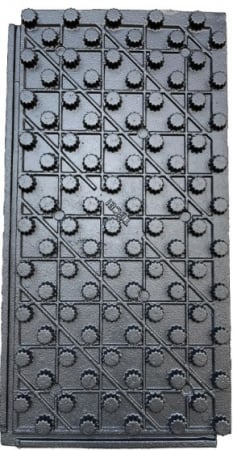 Incalzire in pardoseala - Placa nuturi TECEfloor 30mm grosime, pt teava ø16/18 -ND30-2-DD Fono .