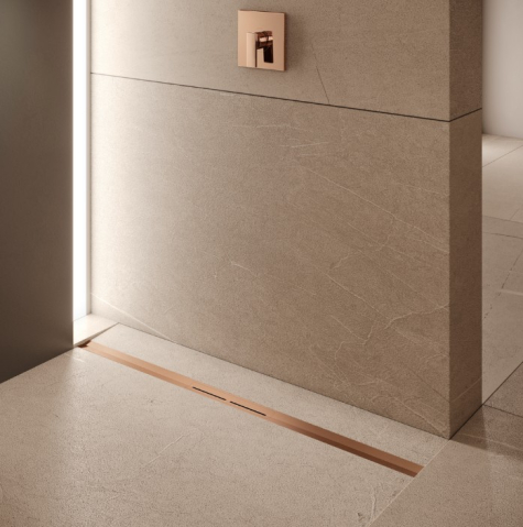 Profil de duș 80 cm Gold Optic Periat TECEdrainprofile [2]