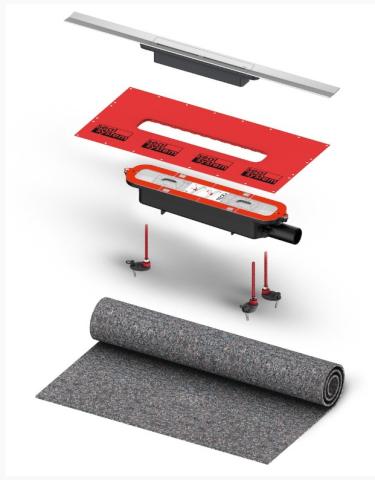 Profil dus Tece drainprofile, lungime ajustabila 50-90cm, otel inoxidabil lustruit [2]