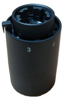 Cap termostatic M 30 x 1,5 Negru [1]
