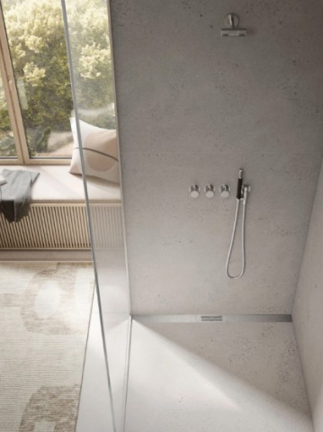 Set rigolă de duș TECElineo, oțel inoxidabil periat [6]