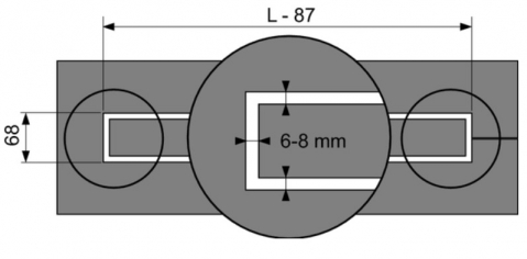 Rigola 700 TECEDrainline din inox pt acoperire cu piatra naturala [2]