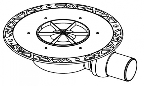 Sifon complet extraplat TECE [2]