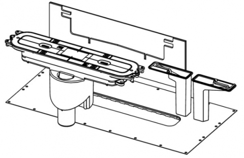 Sifon cu iesire verticală DN 50 TECEdrainprofile-673003 [3]