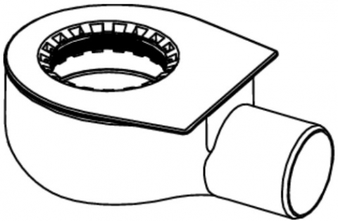 Sifon orizontal Tece DrainLine extra-plat pentru rigola dus [2]