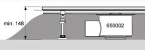 Sifon TECEdrainline "standard", evacuare laterală DN 70 [3]