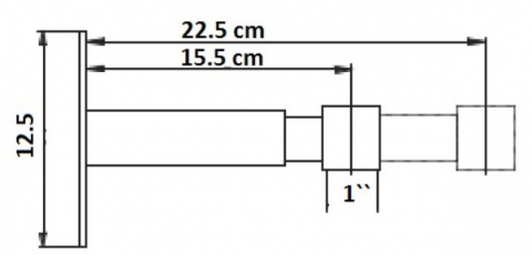SUPORT FIXARE 1" VAS EXPANSIUNE reglabil [3]
