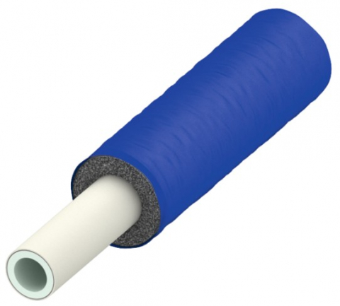 Instalatii sanitare - Țeavă multistrat TECEflex ø20 PE-Xc/Al/PE-RT pre-izolata, izolatie de 6mm, albastra