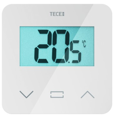Automatizare incalzire in pardoseala - Termostat de cameră Alb SH-DT, temperatură, afișaj LCD TECEfloor -77420051