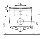 Vas WC cu spălare ciclon TECEloft [2]