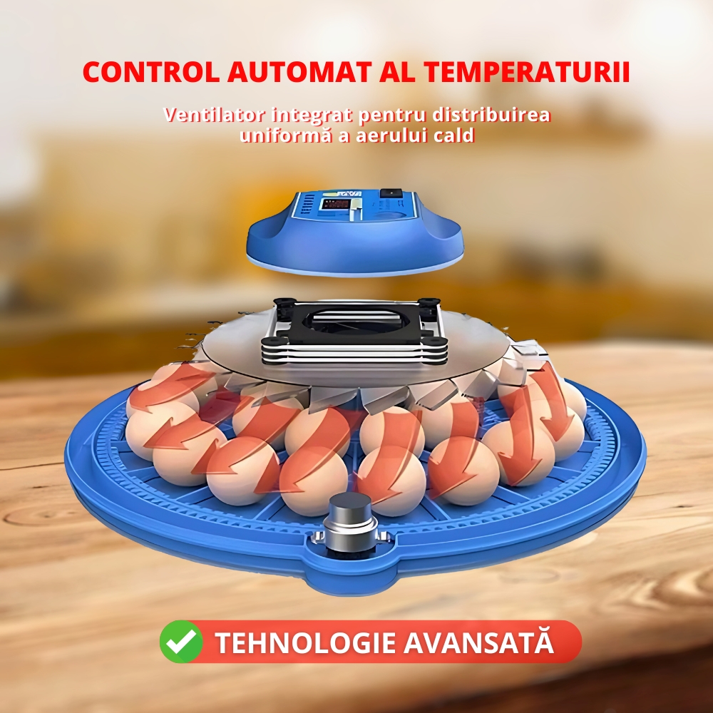 Incubator cu control automat temperatura