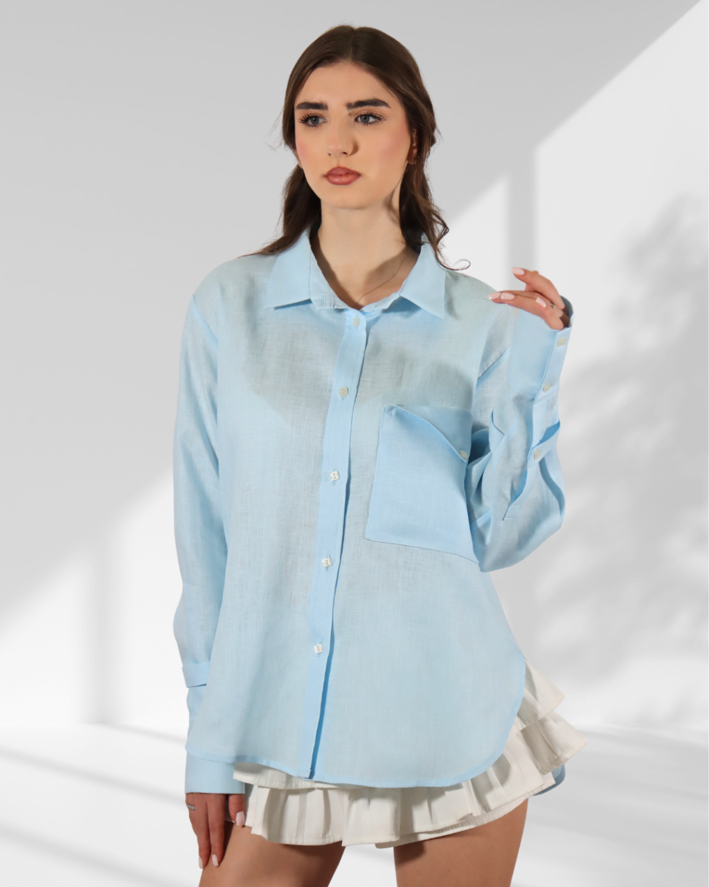 Camasa din in AERIS Blue [4]