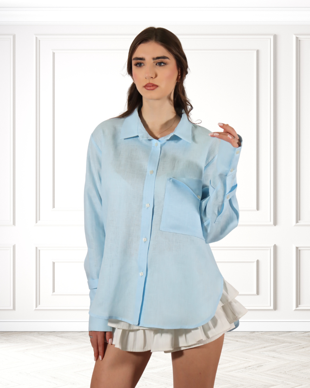 Camasa din in AERIS Blue [4]