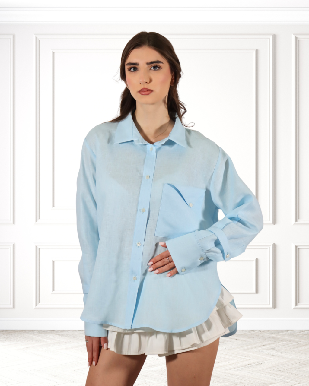Camasa din in AERIS Blue [3]