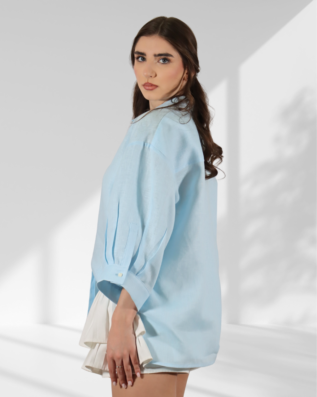 Camasa din in INES Blue [2]