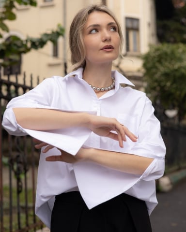 Camasi din poplin - Camasa din poplin LUNA