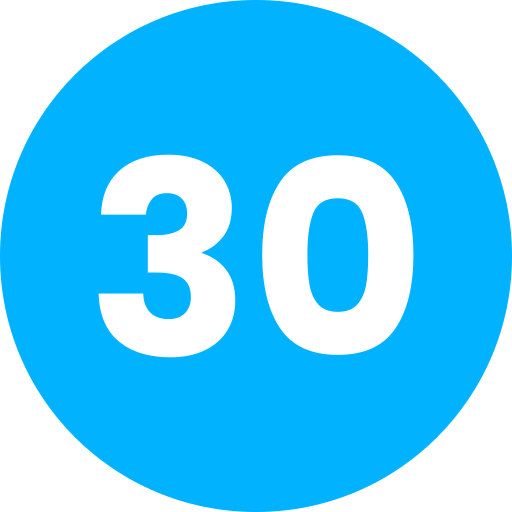 30-DAYS PRODUCT RETURN PERIOD