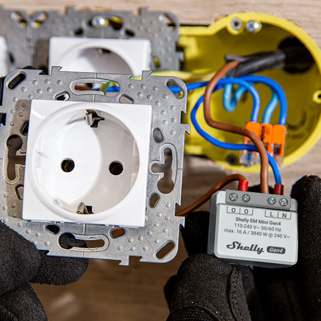 Energy meter Shelly Plus PM mini GEN4, 16A [10]