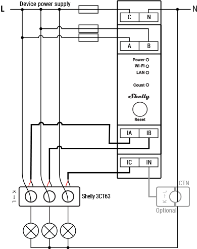 Shelly Pro 3EM 3CT 63 [6]