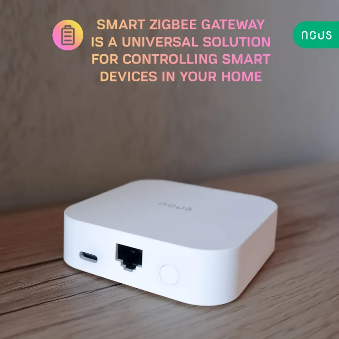 Hub inteligent de tip Gateway Nous E7, WiFi, LAN, ZigBee [2]