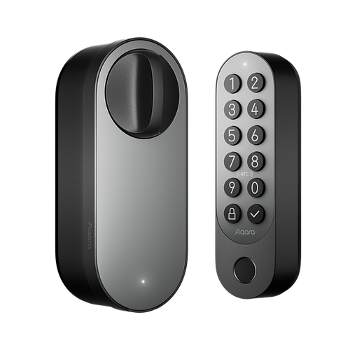 Smart lock Aqara U200 Kit, Black, Apple Homekit [2]