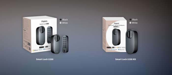 Smart lock Aqara U200 lite, Black, Apple Homekit [3]