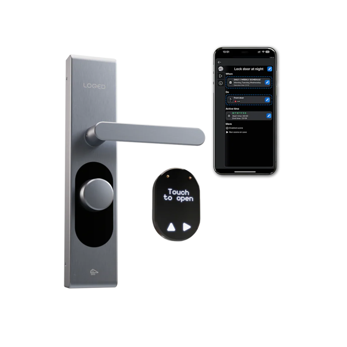 Smart lock Aqara U200 lite, Black, Apple Homekit [1]