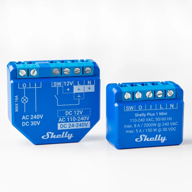 Smart relay Shelly Plus 1 Mini, 1 channel, 8A [2]
