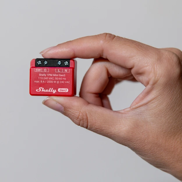 Smart relay Shelly 1PM Mini GEN3, 1 channel, 8A [2]