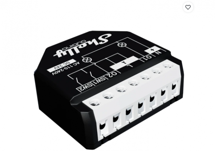 Shelly Qubino Wave 2PM smart relay with power meter, Z-Wave [3]