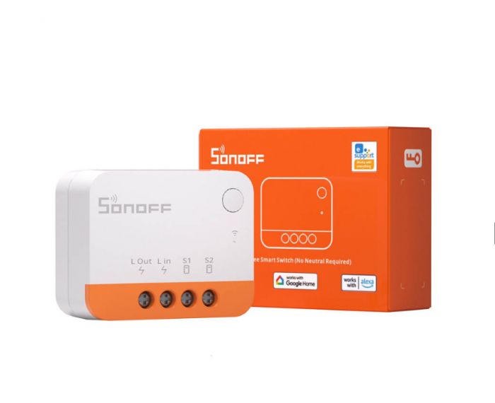 Smart Relay Sonoff ZBMINIL2 EXTREME, Zigbee, 2 channels , works WITHOUT NEUTRAL [3]
