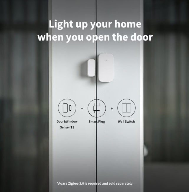 Aqara Door and Window Sensor T1, Zigbee, Apple HomeKit [2]