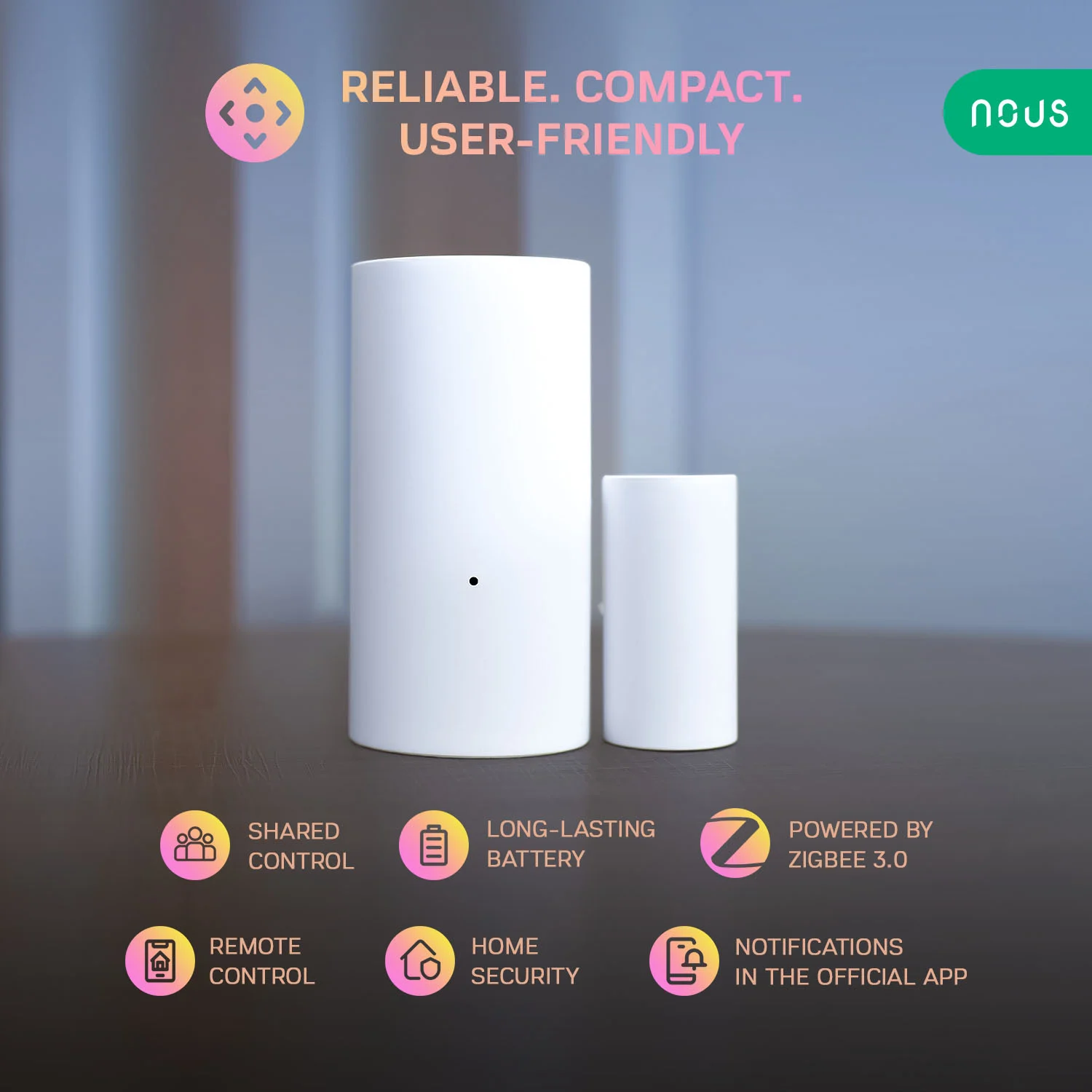 Smart Sensor for Doors or Windows NOUS E3, ZigBee [2]