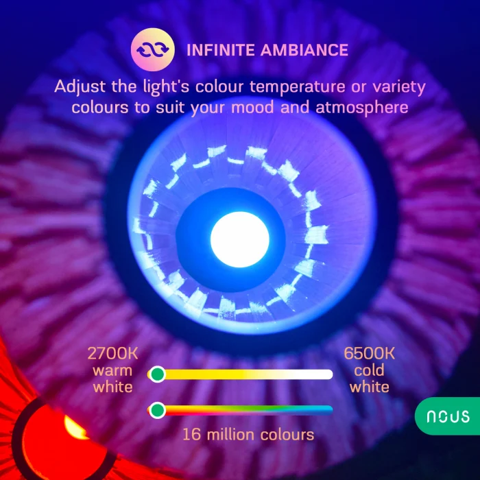 Bec LED RGB Smart NOUS P3Z ZigBee, E27, Control din aplicatie [4]